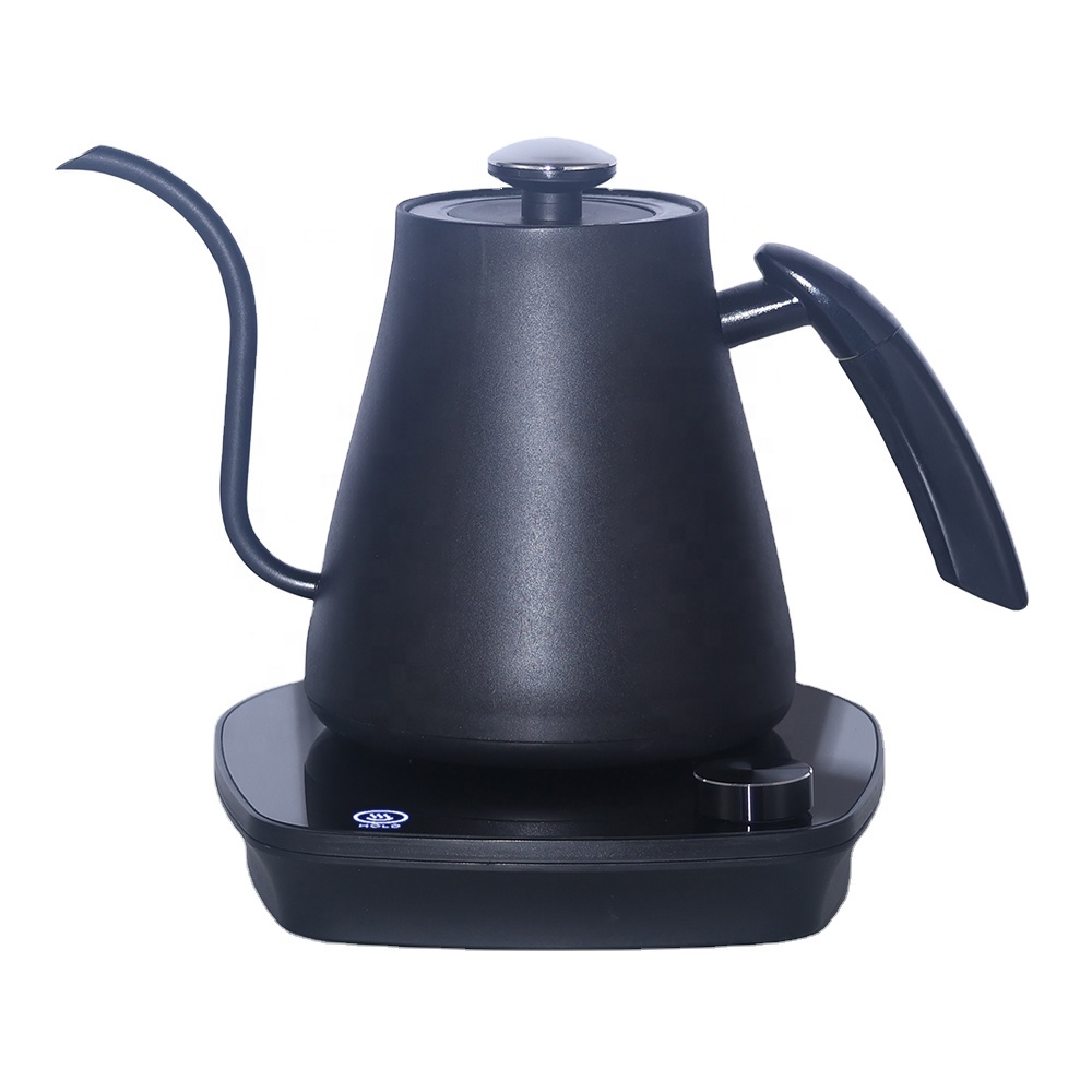 Pour Over Kettle - 스마트 우드 그레인 전기 구스넥 주전자,