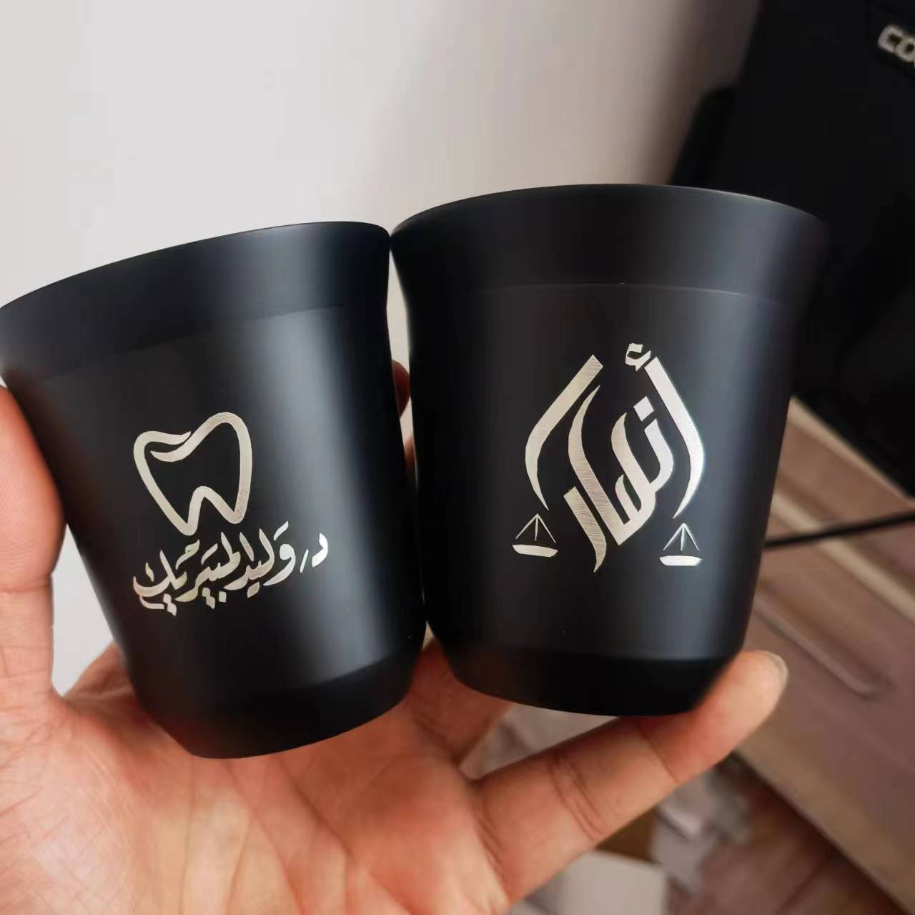 Coffee Tea Logo - 이중벽 스테인리스 에스프레소 컵, 에스프레소 커피