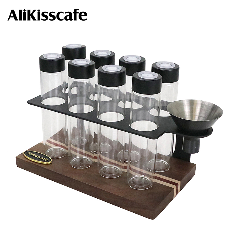Coffee Tea Organizer - Alikisscafe 커피 콩 보관 튜브 컨테이너
