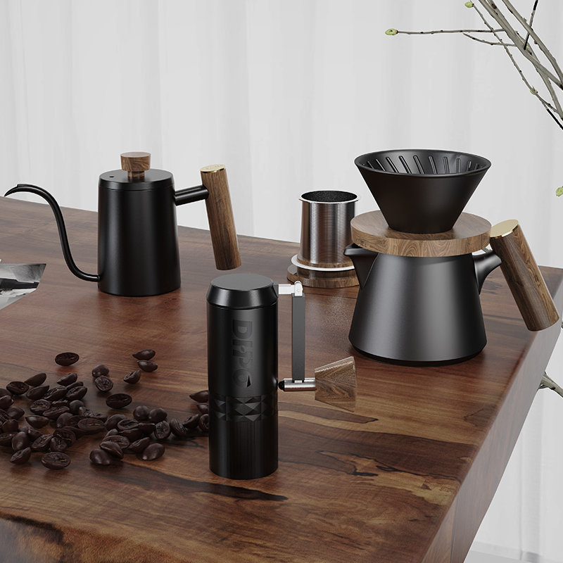 Pour Over Kettle - DHPO 럭셔리 커피 키트 세트 이중층