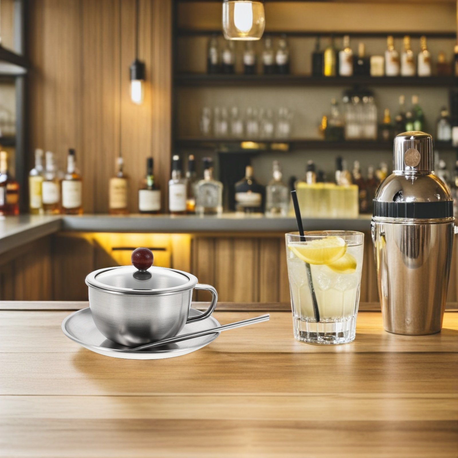 Coffee Tea Latte - 1 세트 빈티지 커피 컵 세트