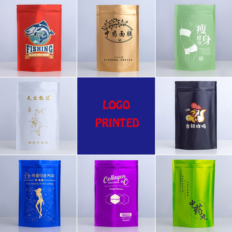 Coffee Tea Logo - 재밀봉 가능한 알루미늄 호일 지퍼백, 맞춤