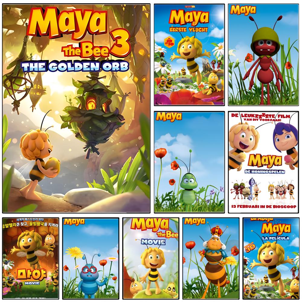 Maya Coffee & Tea Ulasan - 애니메이션 M-Maya the Bee 포스터 자체