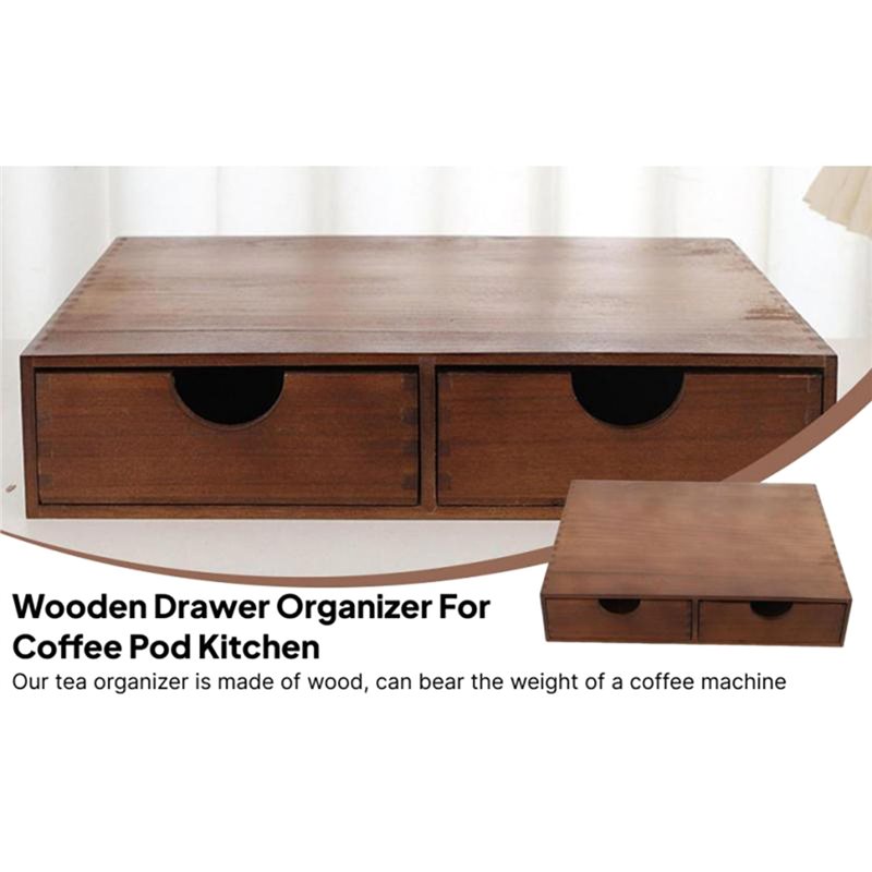 TFTP-나무 커피 캡슐 보관 서랍 정리함 - 사무실, - Coffee Tea Organizer 리뷰 및 가격