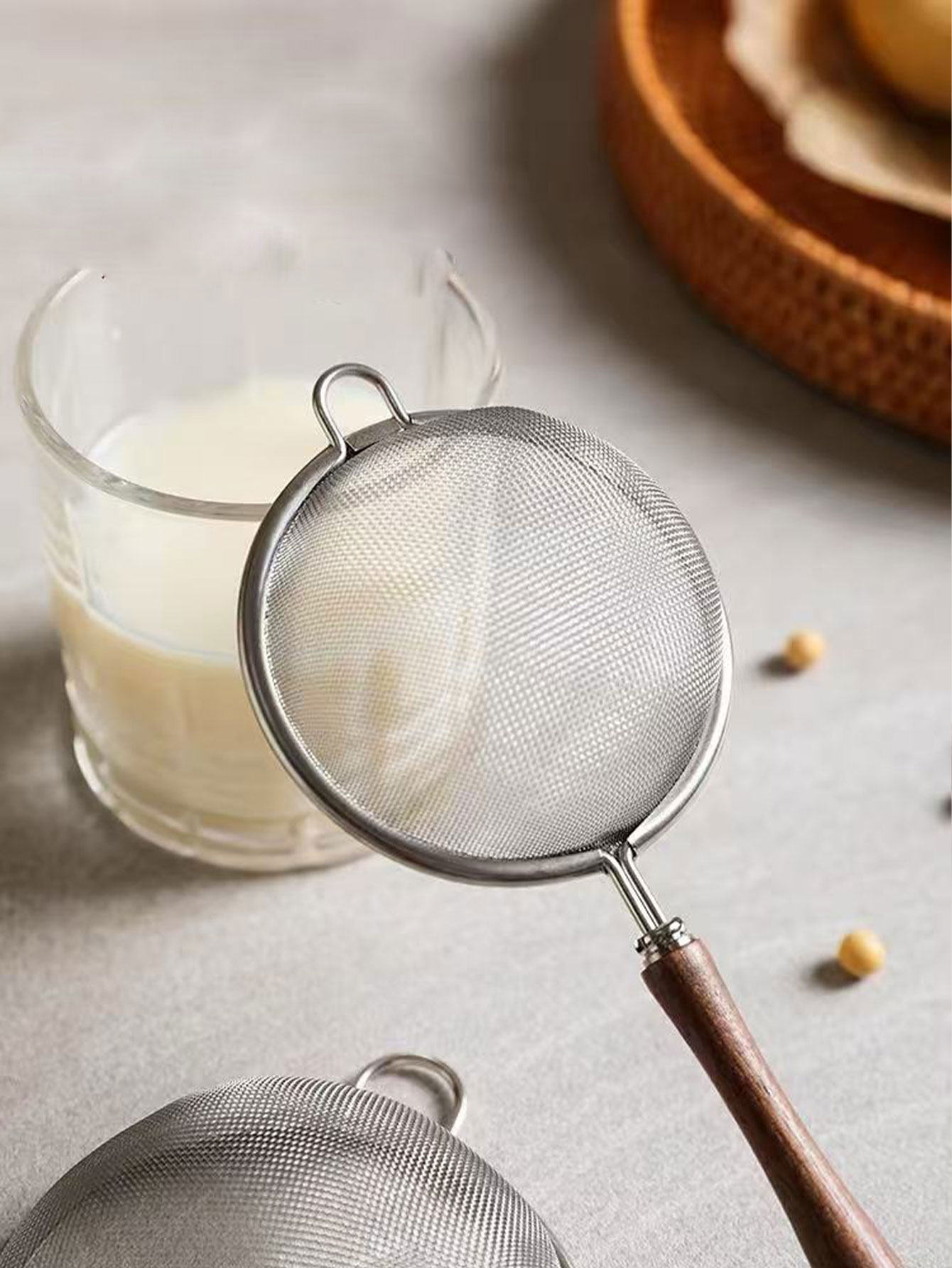 304 스테인리스 스틸 두유 여과기, 소형 채반, 초미 - Tea Strainer Mesh 리뷰 및 가격
