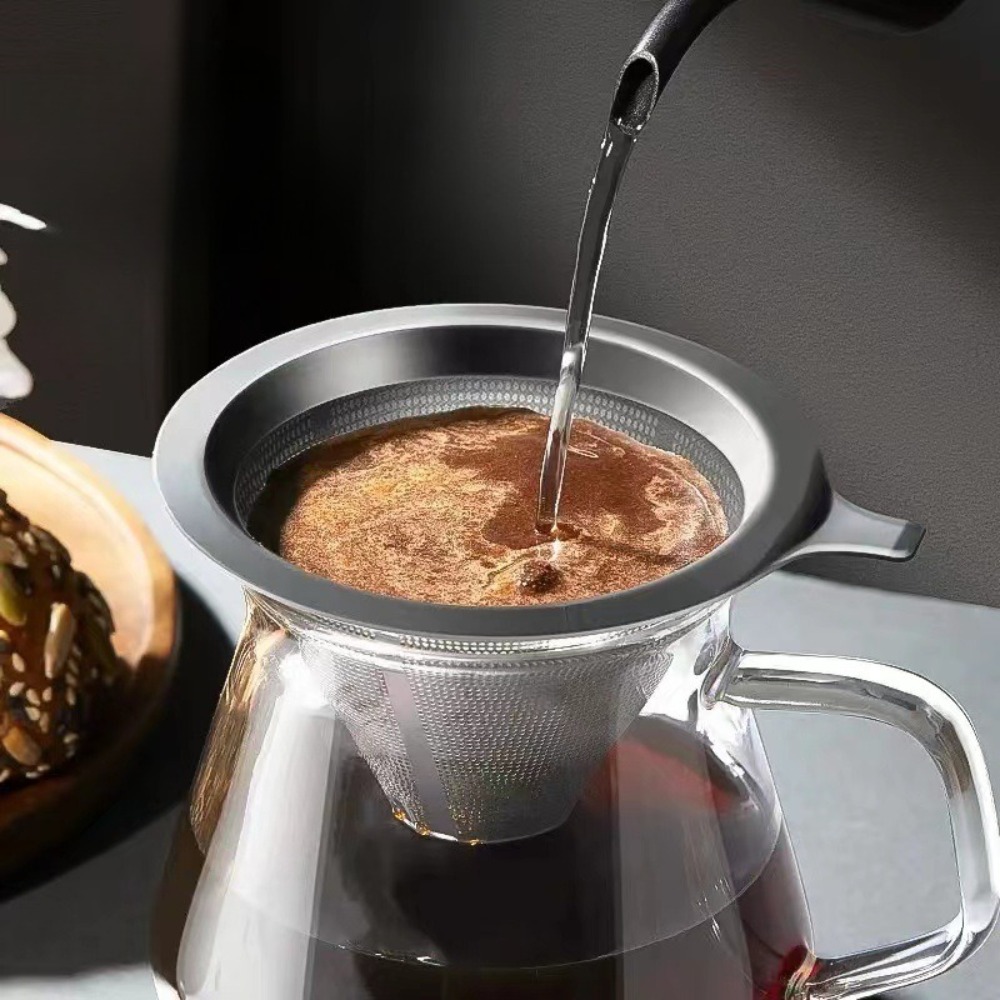 종이를 사용하지 않는 대형 재사용 가능 커피 필터 스트 - Coffee & Tea Haus 리뷰 및 가격