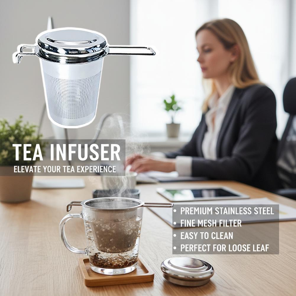 1/2개입, 뚜껑이 있는 스테인리스 스틸 이중 손잡이  - Tea Strainer Mesh 리뷰 및 가격