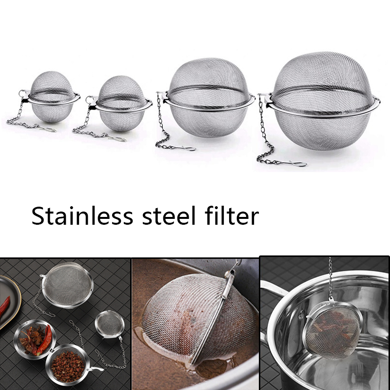 1-5개입 차 여과기 스테인리스 스틸 메쉬 티볼 차 여 - Tea Strainer Mesh 리뷰 및 가격