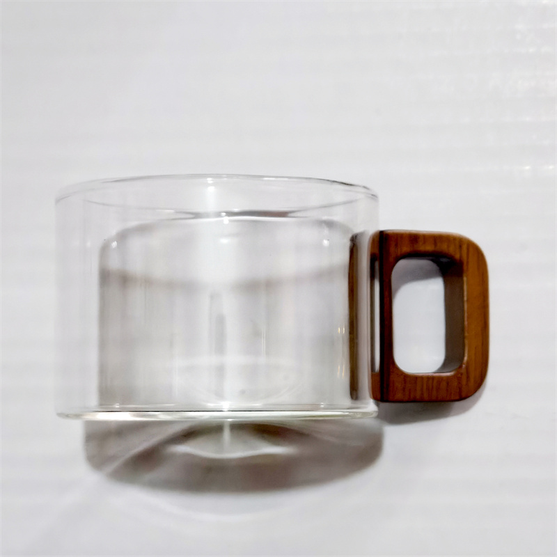 200ml 신선한 지상 라떼 유리 커피 머그잔 나무 트 - Coffee Tea Latte 리뷰 및 가격
