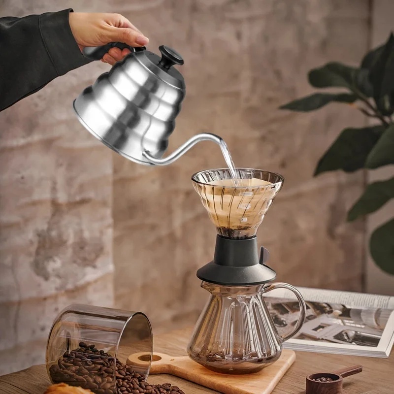 스테인레스 스틸 온도계가있는 커피 포트 위에 부어 백조 - Pour Over Kettle 리뷰 및 가격