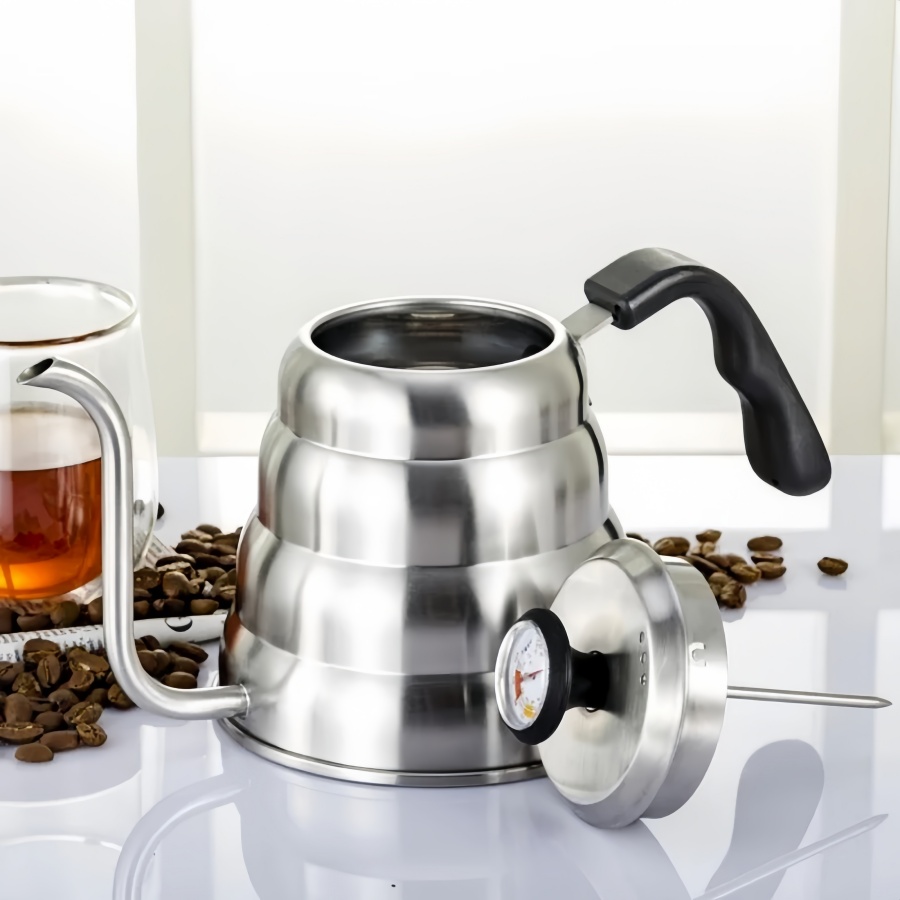 스테인레스 스틸 온도계가있는 커피 포트 위에 부어 백조 - Pour Over Kettle 리뷰 및 가격