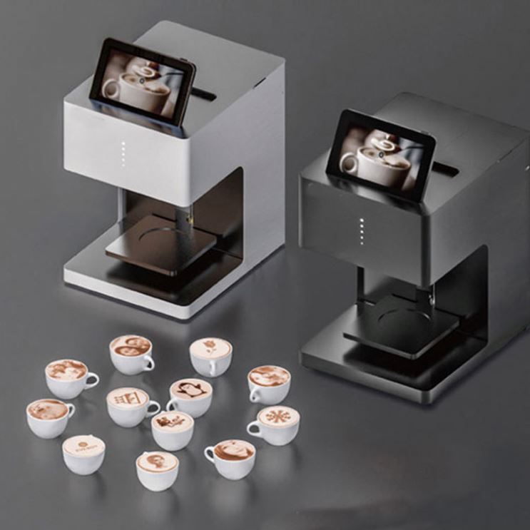 자동 스마트 컬러 잉크젯 프린터 상업용 3D 패드 인쇄 - Coffee Tea Milk 리뷰 및 가격