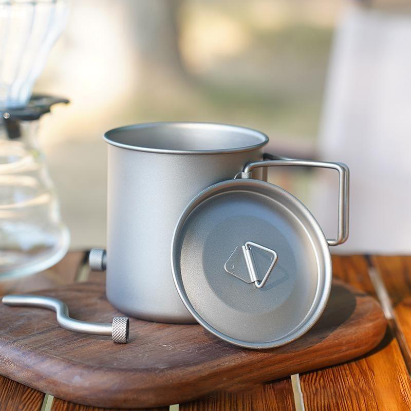 순수 티타늄 구즈넥 푸어오버 커피 주전자 접이식 손잡이 - Pour Over Kettle 리뷰 및 가격