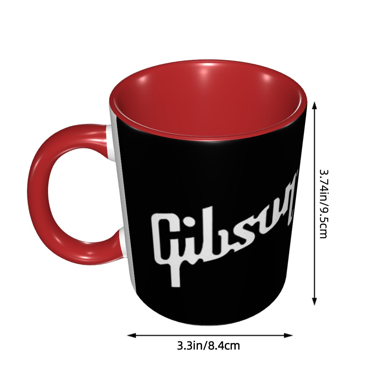 기타 깁슨 로고 머그컵 재미있는 세라믹 커피컵 차 머그 - Coffee Tea Logo 리뷰 및 가격