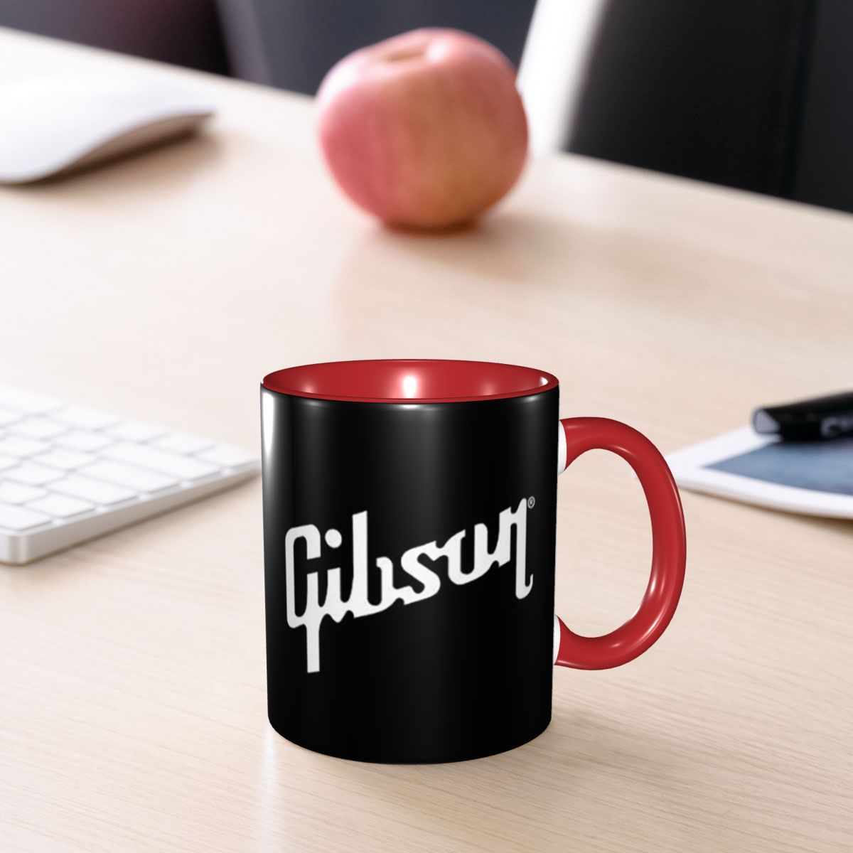 기타 깁슨 로고 머그컵 재미있는 세라믹 커피컵 차 머그 - Coffee Tea Logo 리뷰 및 가격