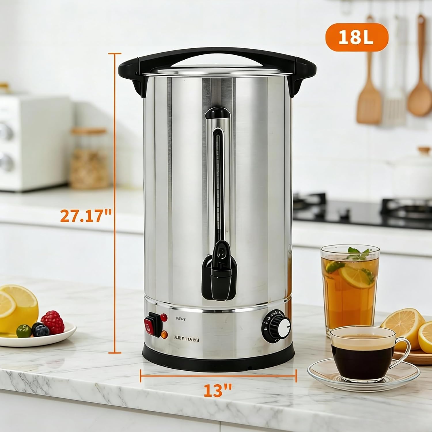 Tacleekii 18L 상업용 커피 디스펜서, 120 - Coffee Tea Urn 리뷰 및 가격