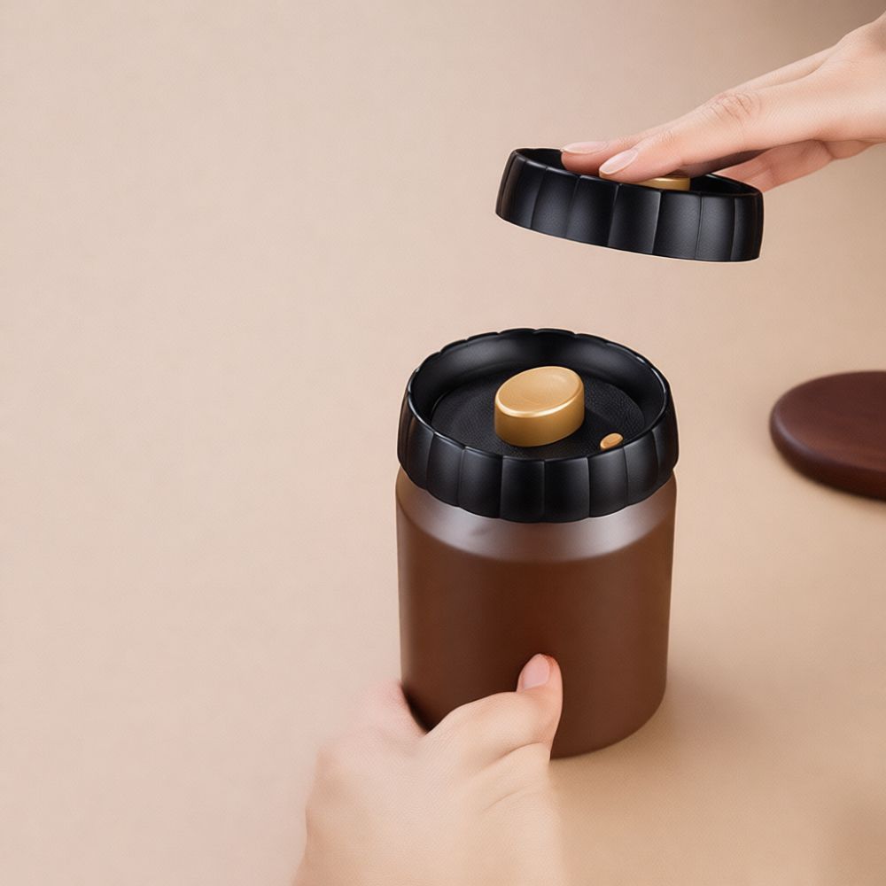 진공 밀폐 커피 원두 보관 용기, 304 스테인리스 스 - Coffee Tea Organizer 리뷰 및 가격