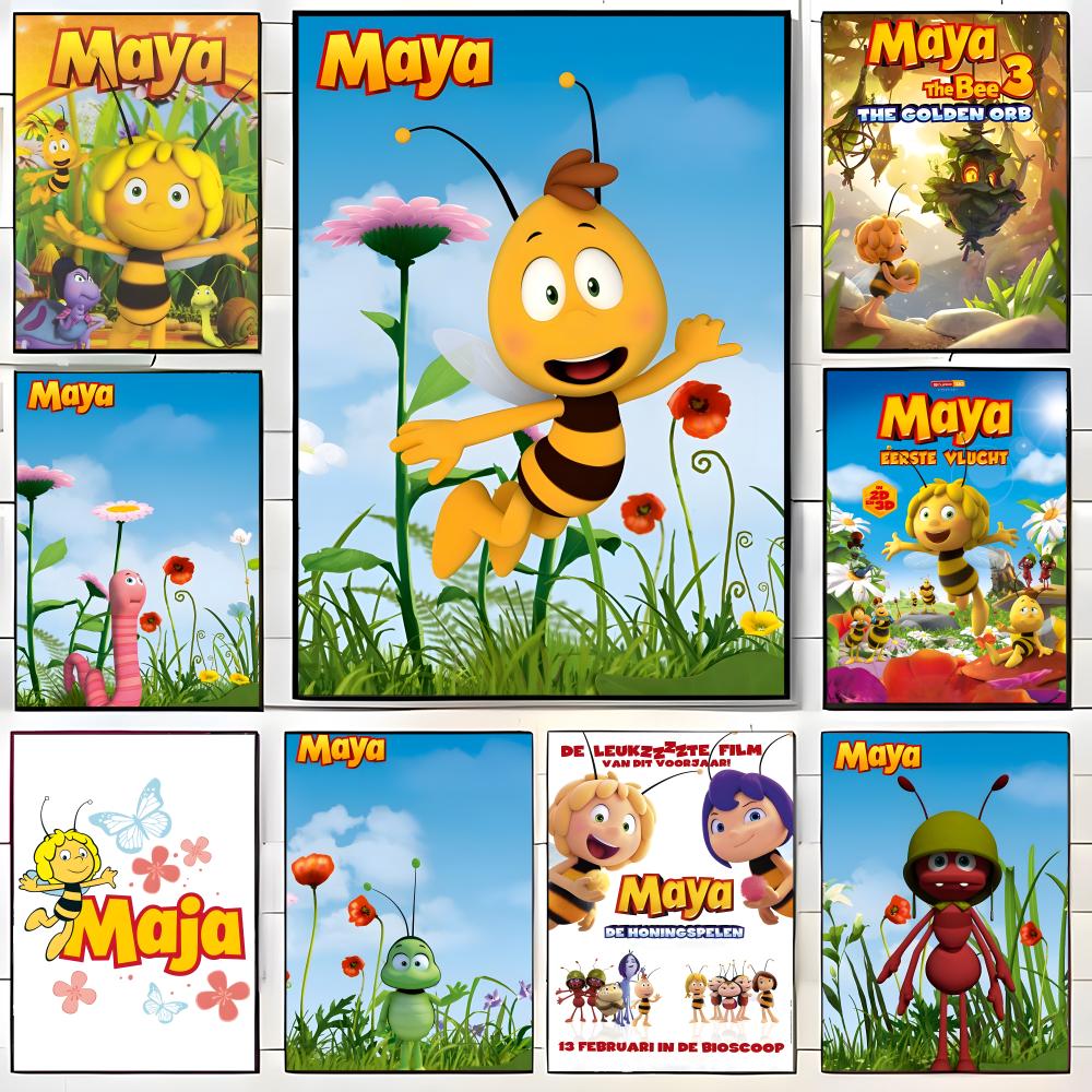 만화 M-Maya the Bee 포스터 자체 접착 예술 - Maya Coffee & Tea Ulasan 리뷰 및 가격