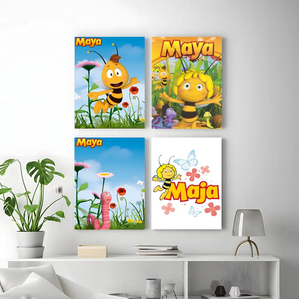 만화 M-Maya the Bee 포스터 자체 접착 예술 - Maya Coffee & Tea Ulasan 리뷰 및 가격