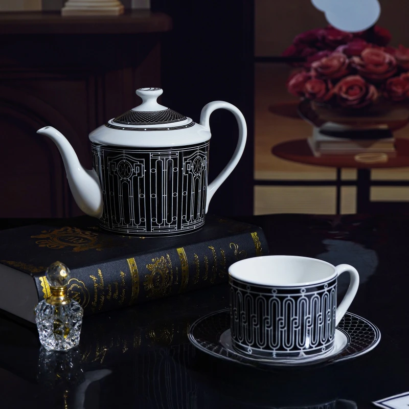 심플한 유럽풍 차 세트 세라믹 커피 컵 라이트 럭셔리  - Coffee Tea Organizer 리뷰 및 가격
