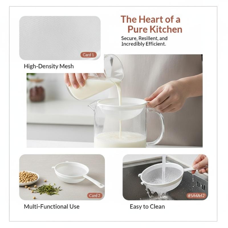 다용도 휴대용 플라스틱 주방 체 재사용 가능한 미세망  - Tea Strainer Mesh 리뷰 및 가격