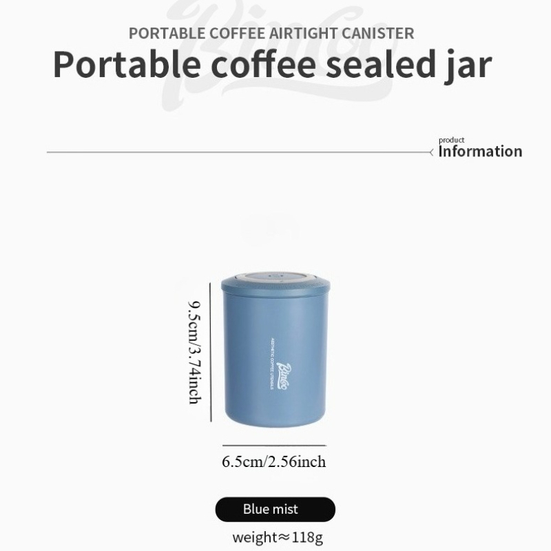 빈쿠 커피 파우더 밀폐 용기 미니 휴대용 야외 원두 보 - Coffee Tea Organizer 리뷰 및 가격