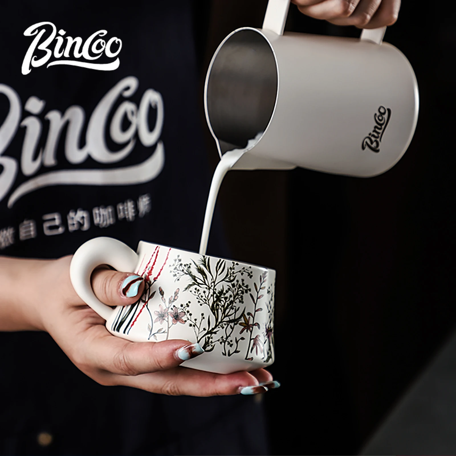 BINCOO 260ml 세라믹 커피잔 세트, 캡푸치노  - Coffee Tea Latte 리뷰 및 가격