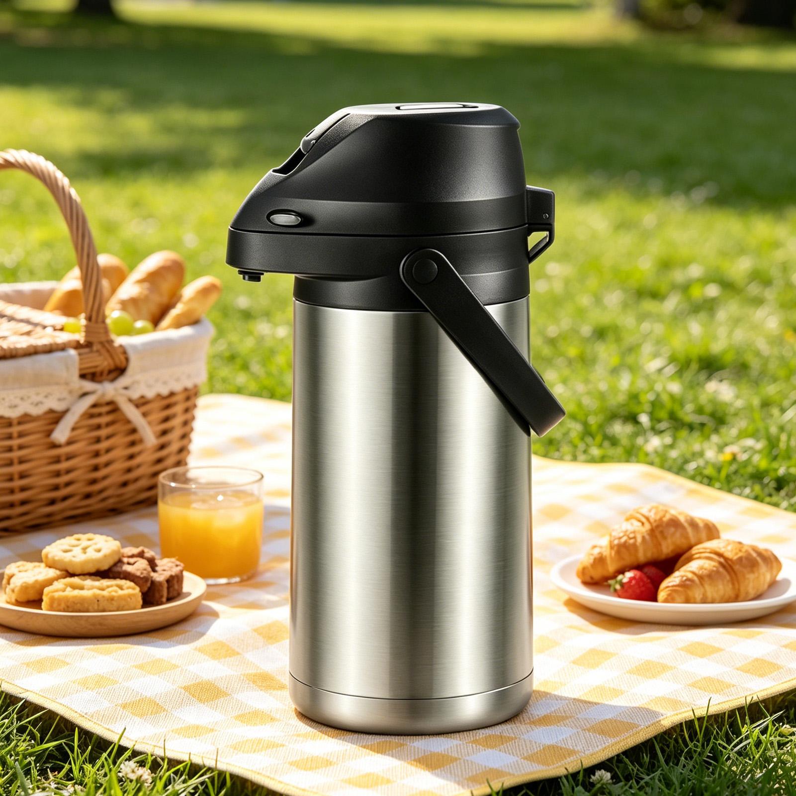 스테인리스 스틸 에어팟 디스펜서 1900ml, 냉온 음 - Coffee Tea Urn 리뷰 및 가격